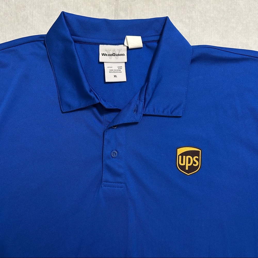 UPS Blue Polo Men’s XL Delivery Employee Uniform Shirt
